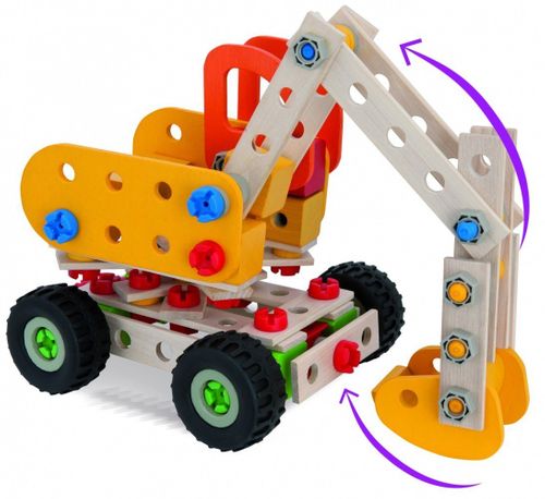 Klocki konstrukcyjne Constructor Koparka 180 elementów na Arena.pl