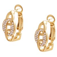 kolczyki przeplatane ogniwa z kolekcji mon paris (p23/wio/07au)