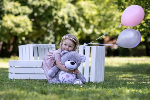 MIŚ PLUSZOWY DUŻY PREZENT CHRZEST HAFT METRYCZKA na Arena.pl