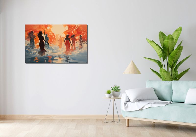Obraz 100x60cm Taneczny Żar zdjęcie 2