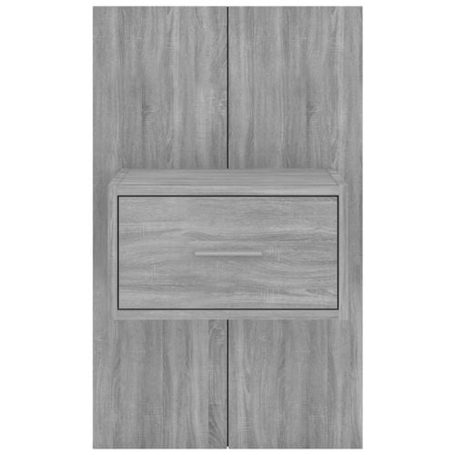 Wisząca szafka nocna, szary dąb sonoma na Arena.pl