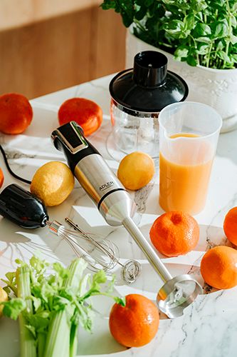 Blender Ręczny Zestaw 1800W Rozdrabniacz Turbo 4 Ostrza 20 Prędkości Adler na Arena.pl