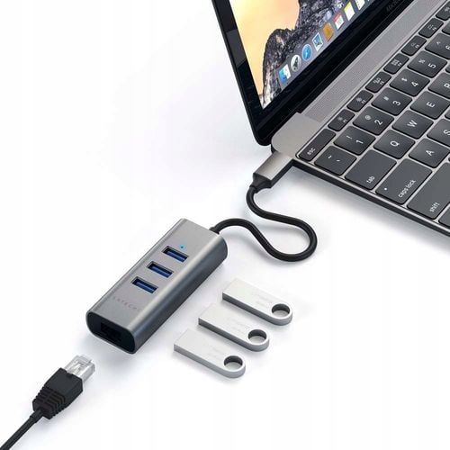 Hub USB Satechi Aluminium Hub 2in1 USB-C na Arena.pl