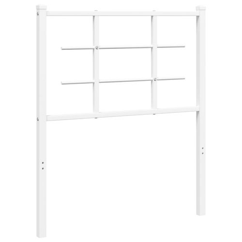 Metalowe wezgłowie, białe, 75 cm na Arena.pl