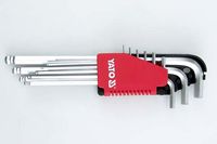 klucze hex kulka zestaw 9-częściowy 1.5-10mm - yt-0506