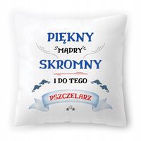 Poduszka Dla Pszczelarza Na Urodziny Prezent Z Nadrukiem Ze Zdjęciem