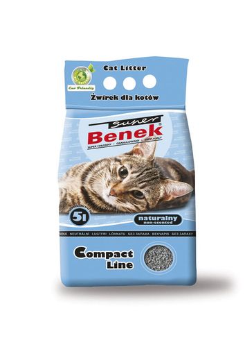 SUPER BENEK Compact 5l żwirek dla kota na Arena.pl