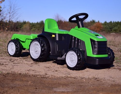 TRAKTOR NA AKUMULATOR Z PRZYCZEPA 1908T na Arena.pl