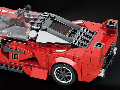 ZESTAW KLOCKI TECHNICZNE  AUTO CZERWONE na Arena.pl