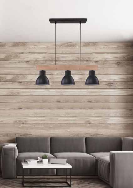 Vario zwis 3x60W E27 czarny zdjęcie 12