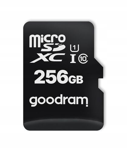 KARTA PAMIĘCI MICRO SD GOODRAM SDXC 256GB + ADAPTER CLASS 10 na Arena.pl