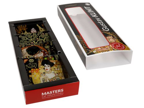 Kpl. 4 podkładek szklanych - G. Klimt (CARMANI) na Arena.pl