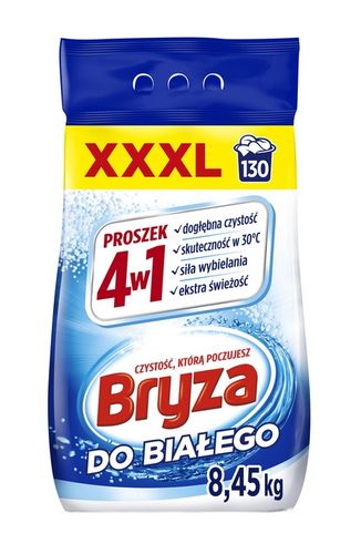 BRYZA 4W1 DO BIELI PROSZEK DO PRANIA 130PR 8,45KG na Arena.pl