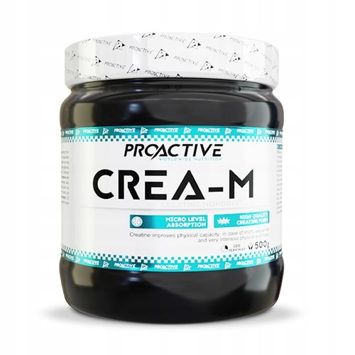 KREATYNA monohydrat SMAKOWA w proszku mono POMARAŃCZOWA ProActive 500g na Arena.pl