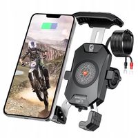 Uchwyt Motocyklowy na kierownicę KEWIG M14-A1 na telefon z ładowarką Qi