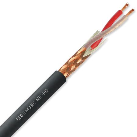 Kabel przewód mikrofonowy XLR XLR 3 m 0,23mm czarny Red's Music MC0130 PL zdjęcie 3