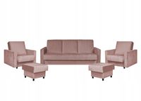 Zestaw wypoczynkowy wersalka fotele hol recepcja