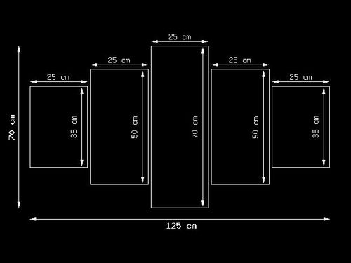 75Cm 120 Obraz 5 Elem Quadronix Ścienny Cyfrowy Druk na Arena.pl