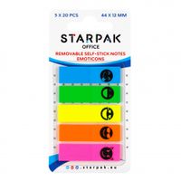 zakładka indeksująca 44x12/20k 5 kolorów emoticon starpak 472874