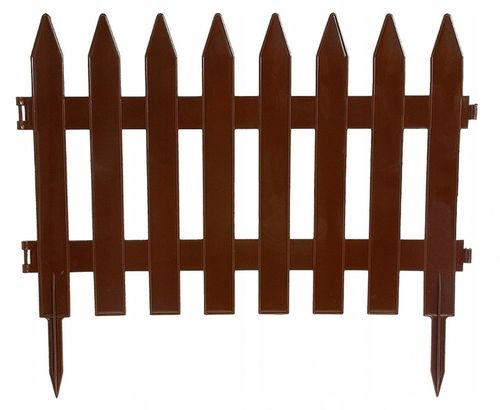 Płotek Palisada Ogrodowa 3,2m IPŁSU Brązowa na Arena.pl