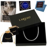 ŁAŃCUSZEK MĘSKI SREBRNY 50 cm PEŁNY MOCNY SPLOT PANCERKA 2,2 mm SREBRO 925