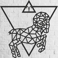 Ewa Drewniane Puzzle 3D Dekoracja Ścienna Baran