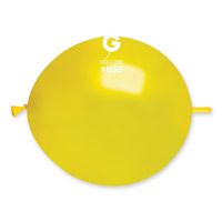 Balony metalizowane do girland żółte 33cm 3 szt.