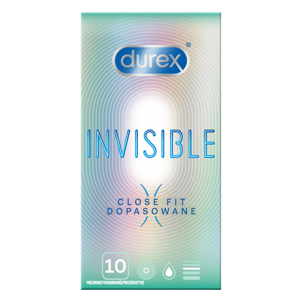 Durex Invisible Close Fit 10 szt. zdjęcie 1