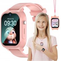SMARTWATCH DLA DZIECI LOKALIZATOR GPS 4G ROZMOWY APARAT KAMERA MENU POLSKIE