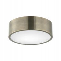 PLAFON LAMPA SUFITOWA LAMKUR DANTE 43890 MIEDZIANY / BIAŁY