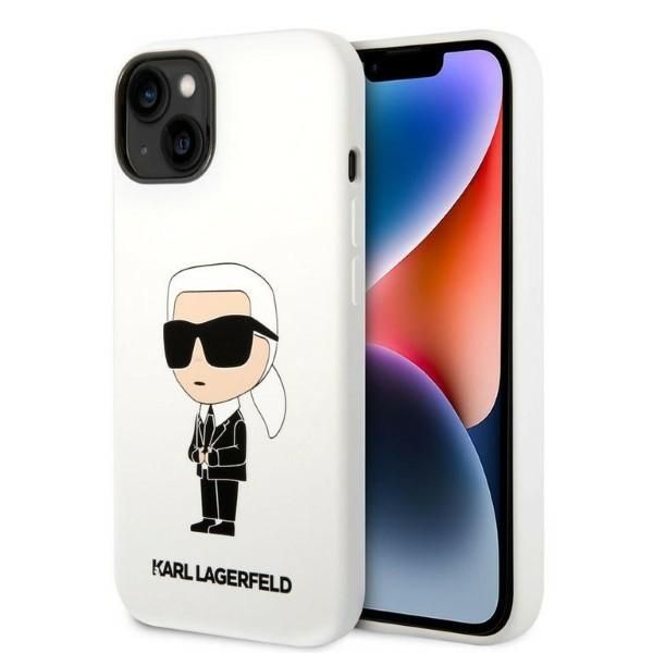 Etui Karl Lagerfeld do iPhone 15 Plus, iPhone 14 Plus, Biały zdjęcie 1