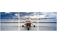 90 80CM OBRAZ T3 ELEM SAMOLOT ŚMIGŁOWY DRUK ŚCIENNY