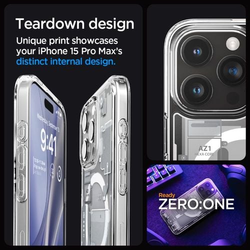 spigen ultra hybrid mag magsafe iphone 15 pro max zero one white na Arena.pl