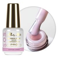 Baza kauczukowa S.O.S. Antidotum Pro Salon MollyNails Cotton Candy 15g