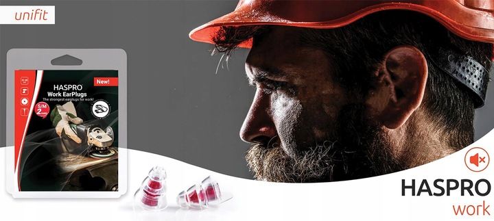 Zatyczki Do Uszu Stopery Do Pracy Work Haspro BHP zdjęcie 2