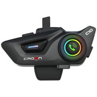 interkom motocyklowy crown c10 bluetooth 5.3 czarny