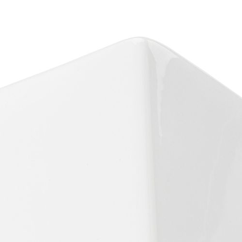 Wazon Ceramiczny Trapez  Biały flakon na Arena.pl