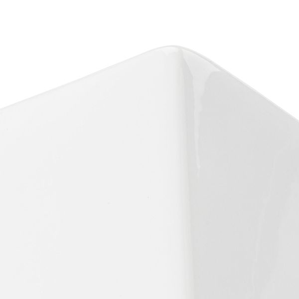 Wazon Ceramiczny Trapez Biały flakon zdjęcie 5