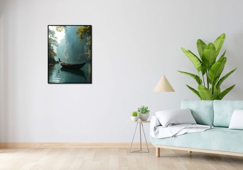 Plakat 60x80cm Samotność na Tafli na Arena.pl