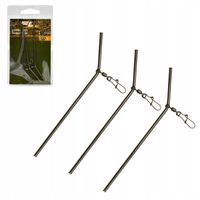 3 x METALOWA RURKA ANTYSPLĄTANIOWA 7 cm wygięta