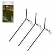 3 x METALOWA RURKA ANTYSPLĄTANIOWA 7 cm wygięta