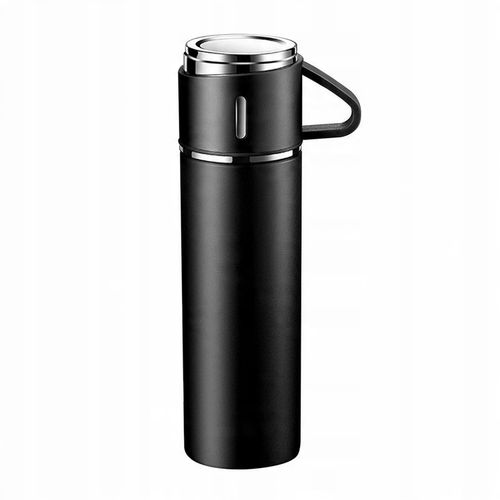 Termos Kubek DO KAWY HERBATY z dzióbkiem VACUUM LOCK STALOWY CZARNY na Arena.pl