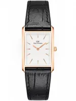 ZEGAREK DAMSKI DANIEL WELLINGTON Bound Black Crocodile Rose Gold 24mm