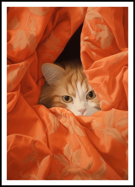 Plakat 70x100cm Ukryty Kot zdjęcie 3