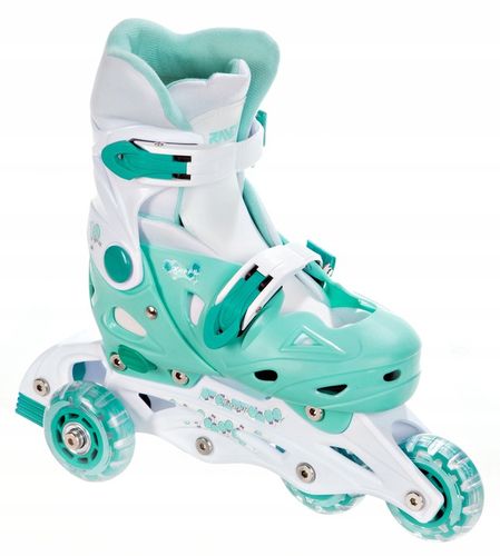 Rolko-Wrotki 3w1 Regulowane RAVEN Balloon Mint 29-32 na Arena.pl