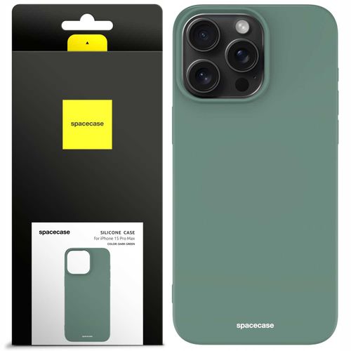SC Silicone Case iPhone 15 Pro Max dark green na Arena.pl
