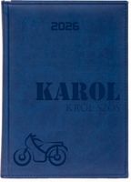 KALENDARZ A5 2026 dzienny TERMINARZ z grawerem TWOIM IMIENIEM TEKSTEM