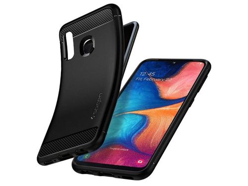 Etui Spigen Rugged Armor do Samsung Galaxy A20e Matte Black na Arena.pl