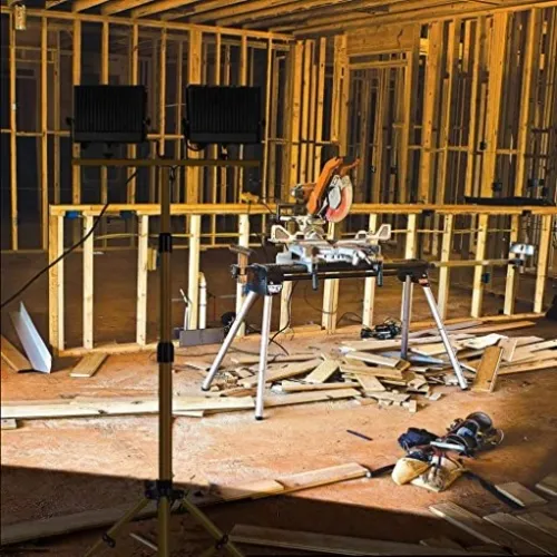 Naświetlacz Halogen LED 3x 50W + statyw budowlany na Arena.pl