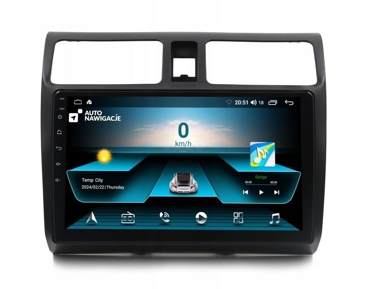 RADIO NAWIGACJA GPS SUZUKI SWIFT 2004-2010 ANDROID zdjęcie 1